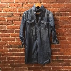 Zara denim dress size small